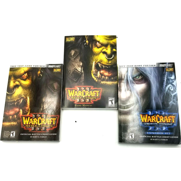 WarCraft Game Manual & Battlechest Guides Lot of 3 by Bart G Farkas. Paperback - Picture 1 of 7